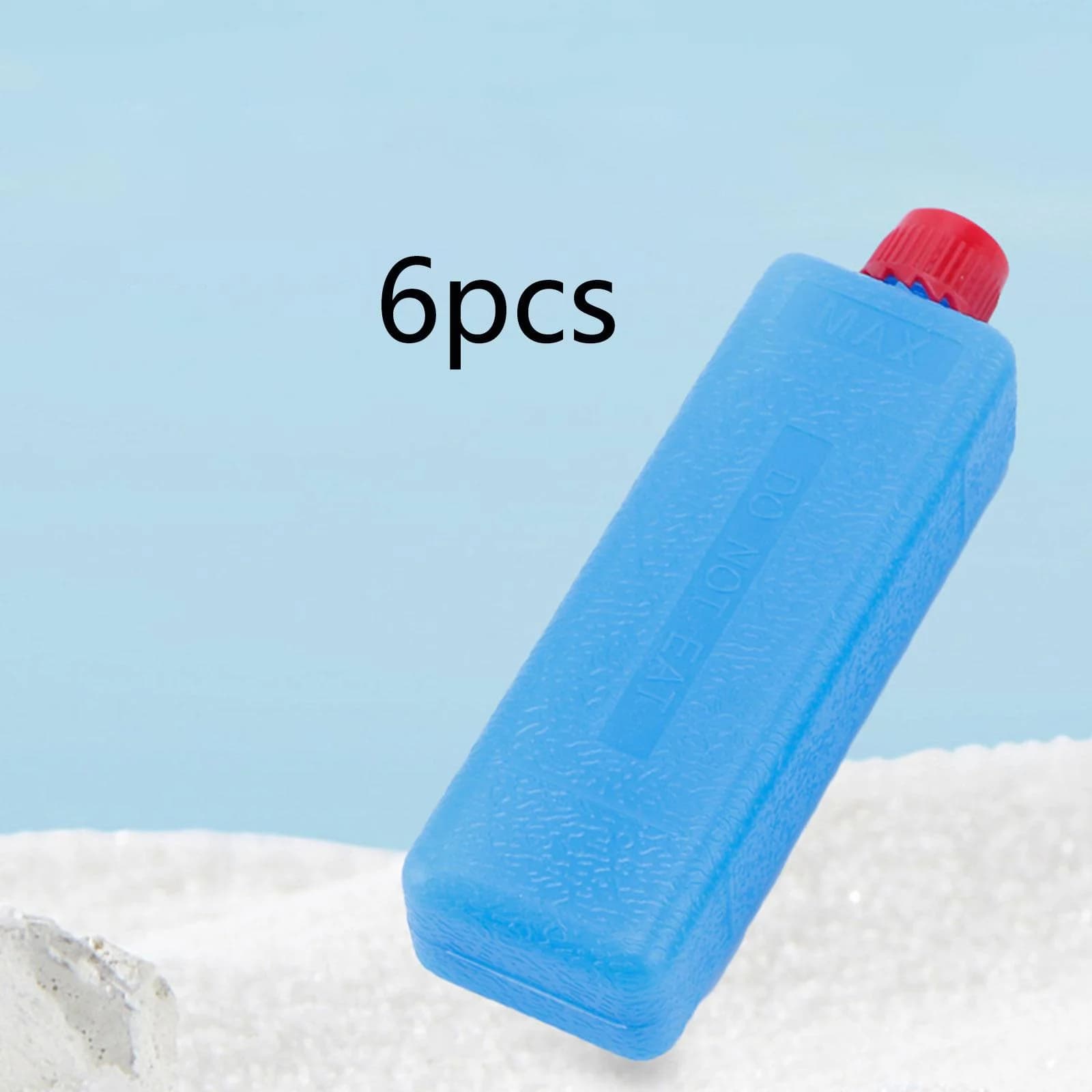 6-12PCS Ice Blocks Reusable Rectangular Ice Pack Freezer Packs for Outdoor Camping, Picnics, Barbecues, Travel Cooling Ice Pack