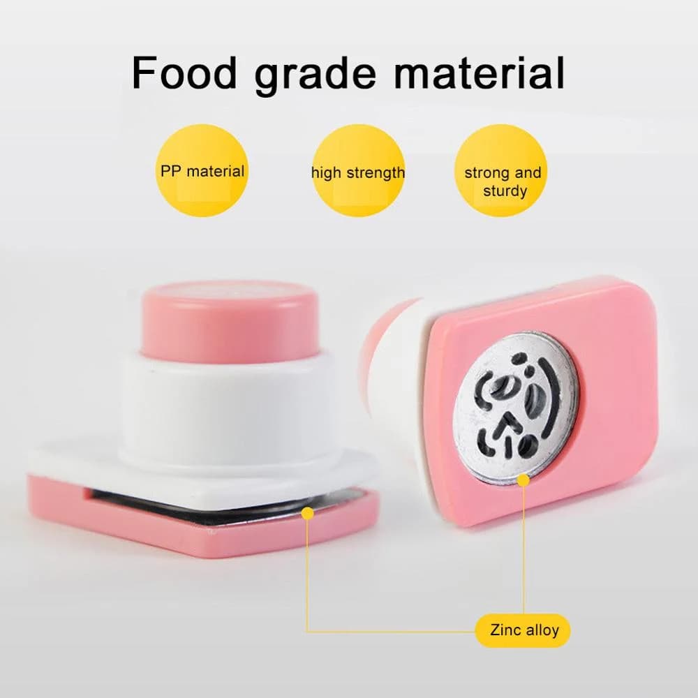 DIY Seaweed Nori Punch Cutter Rice Ball Molds Smile Face Cartoon Rice Ball Onigiri Mould Embossing Device Sushi Mold Bento Decor